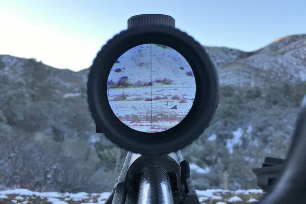 rifle scopes and extremely cold weather