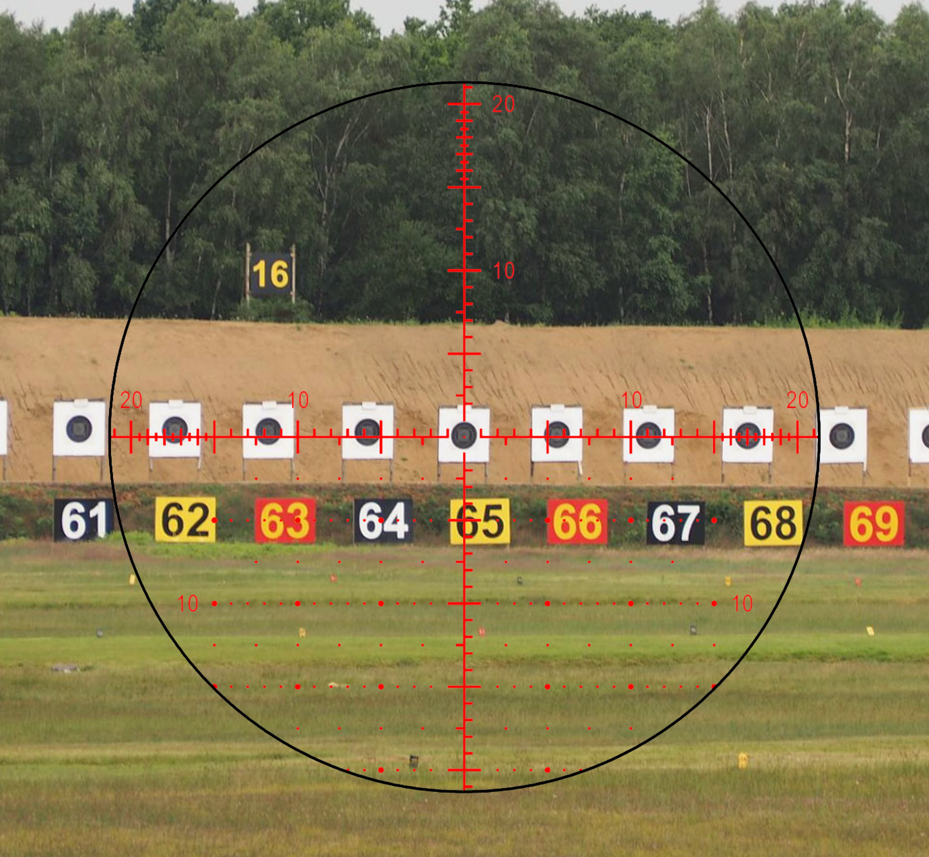 Benefits of a Floating Center Dot Reticle